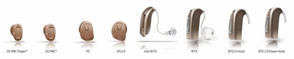 hearing aid styles